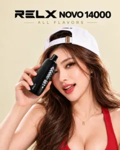 RELX Novo 14000 แสดงแบตเตอรี่ 500mAh 12W และ Mega Mesh